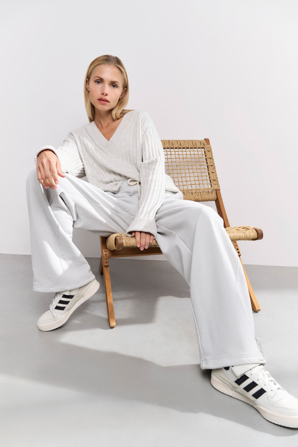 YAYA Ice Melange Sweater