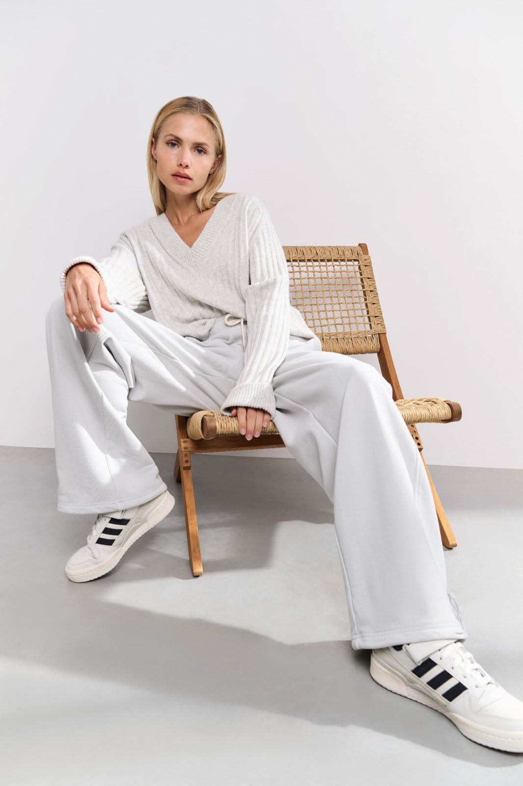 YAYA Ice Melange Sweater