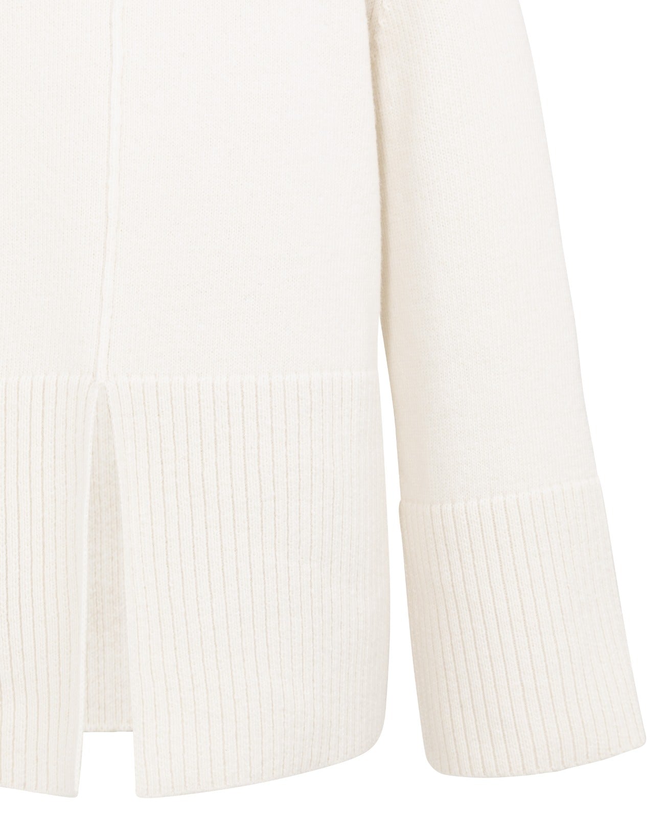 YAYA High Neckline Sweater Ls Snowfall White 10002