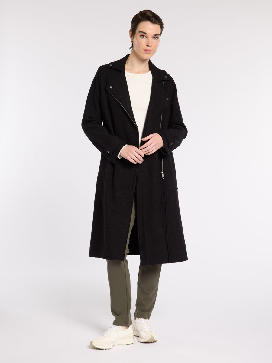 Sirocco Black Long Coat