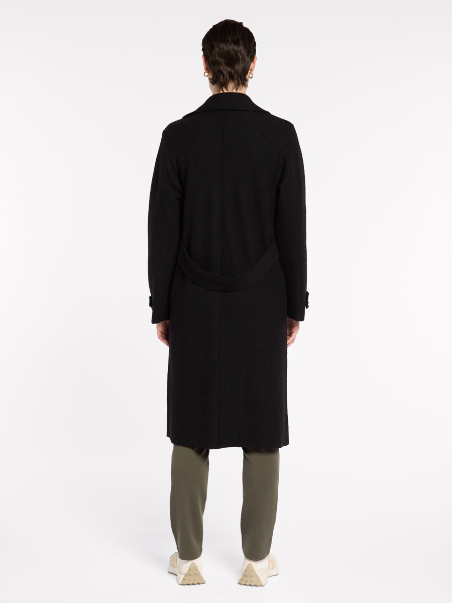 Sirocco Black Long Coat