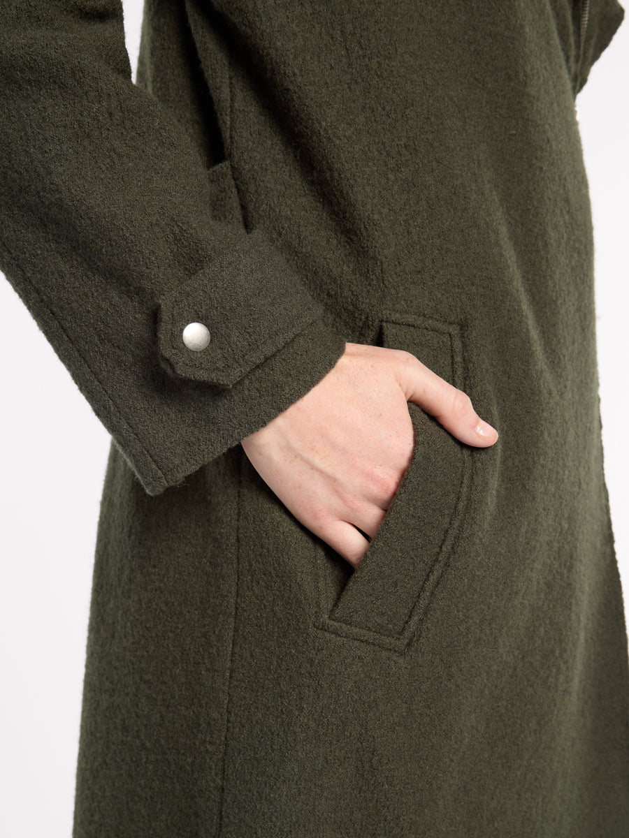 Sirocco Black Long Coat