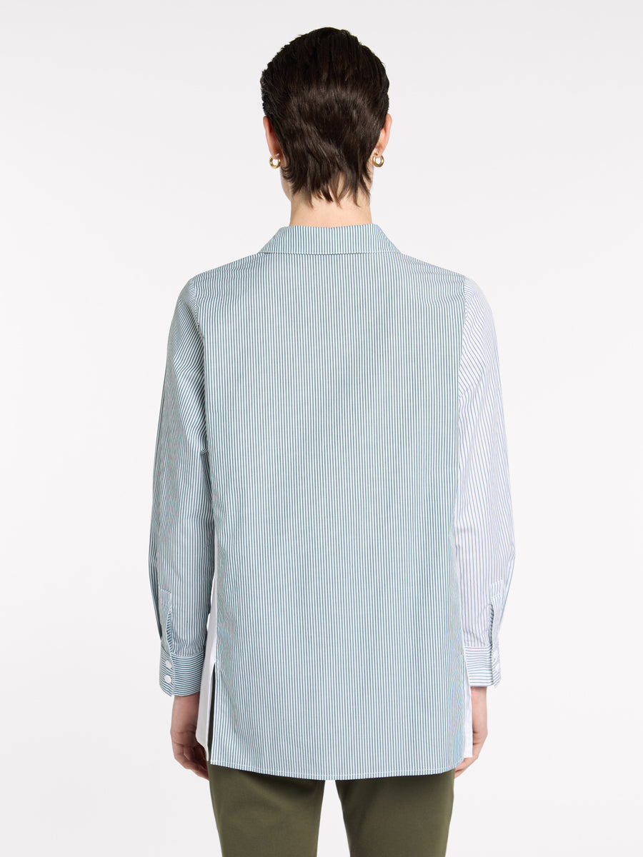 Sirocco Khaki & White Button Up