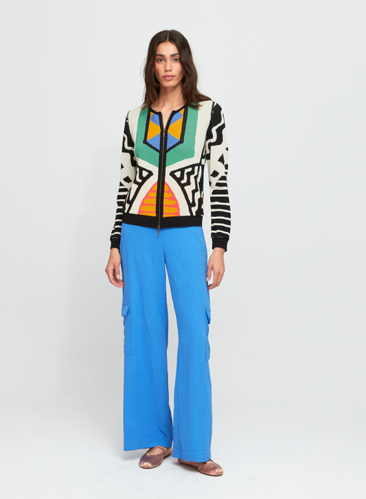 Aldo Martins Reims Knitted Bomber Jacket
