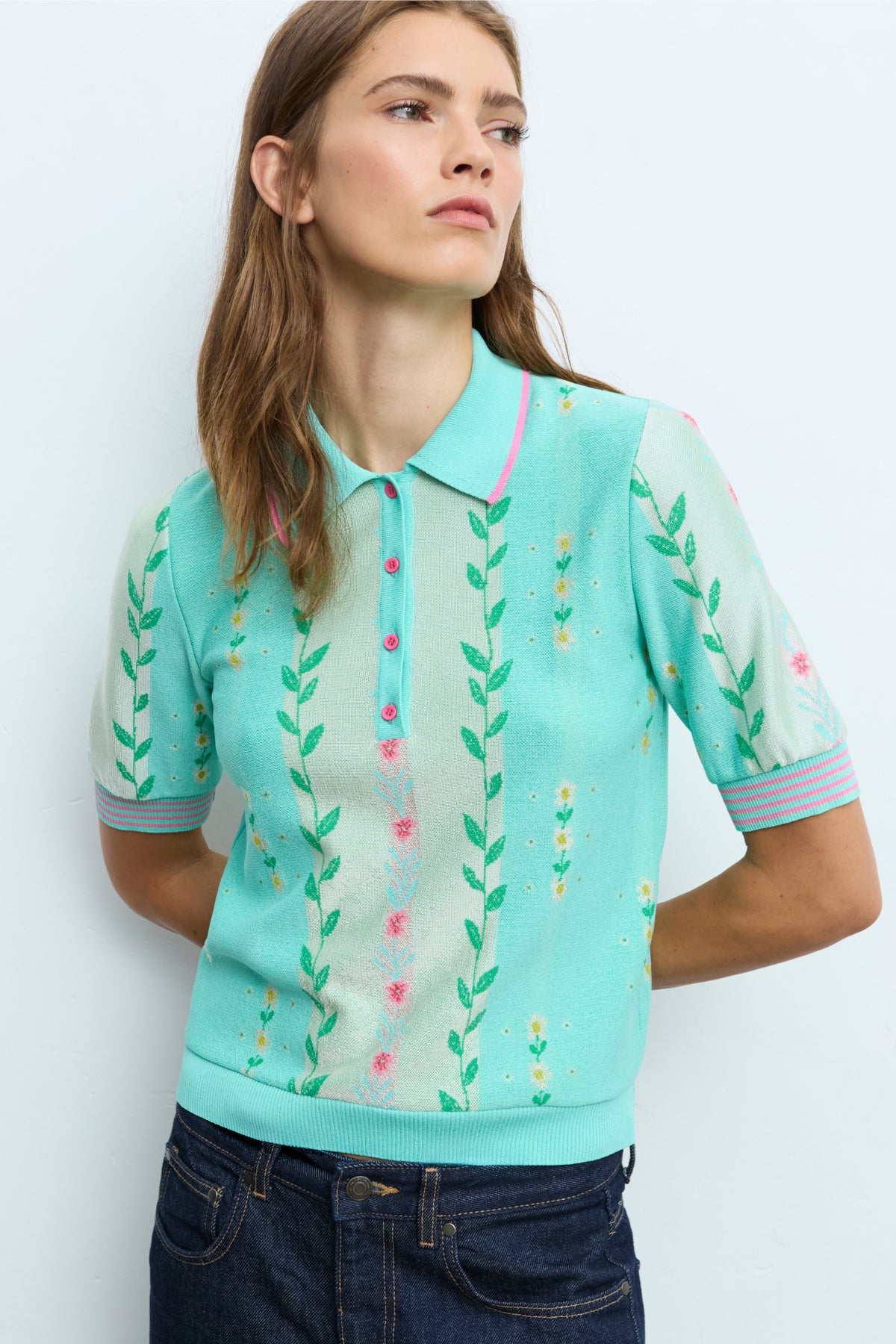 Aldo Martins Knitted Polo Top
