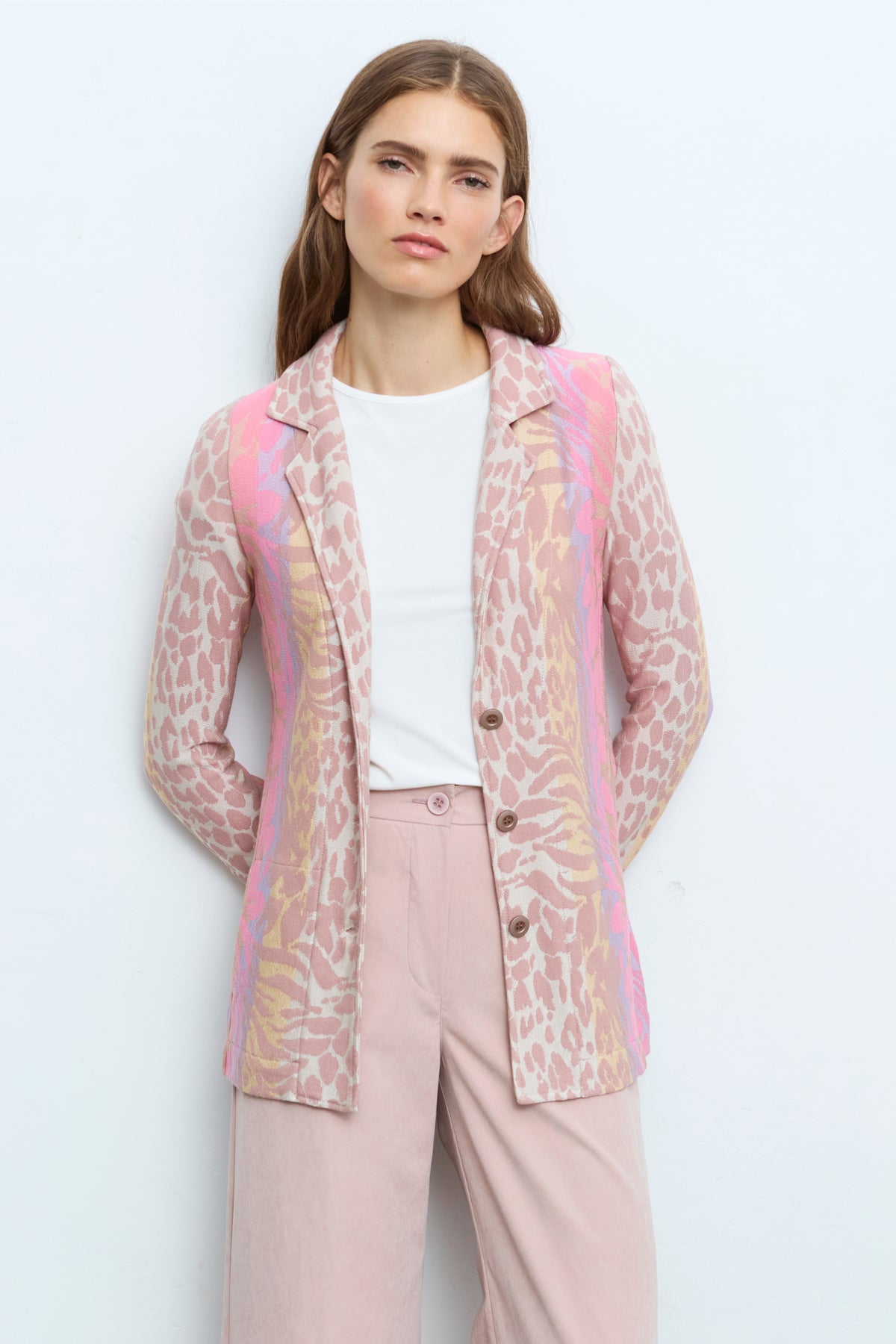 Aldo Martins Salmon and Pink Blazer