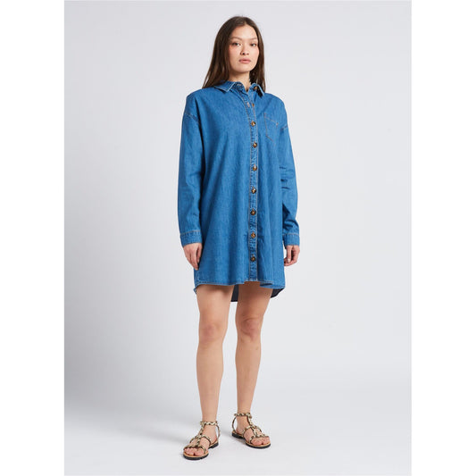 La Petite Etoile Rimen Denim Long Sleeve